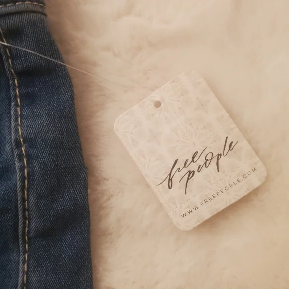 New Free People Float On Flare Wide Flare High Rise Jeans Size 26 - Picture 9 of 14